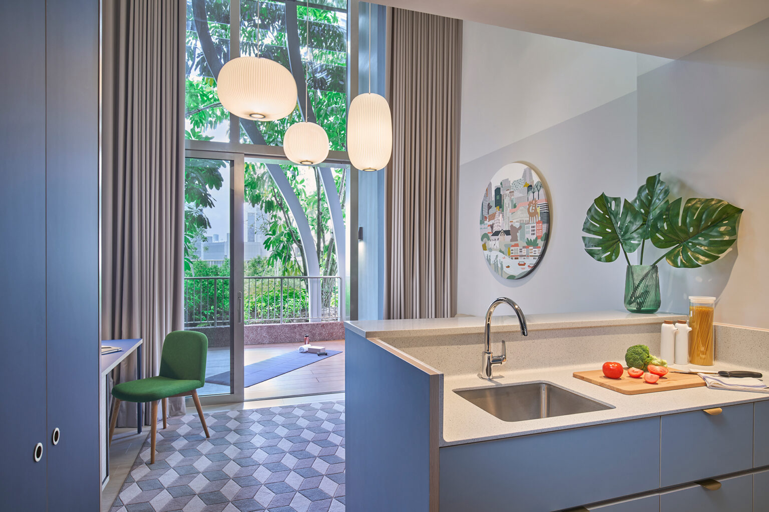 citadines raffles place singapore executive loft kitchen