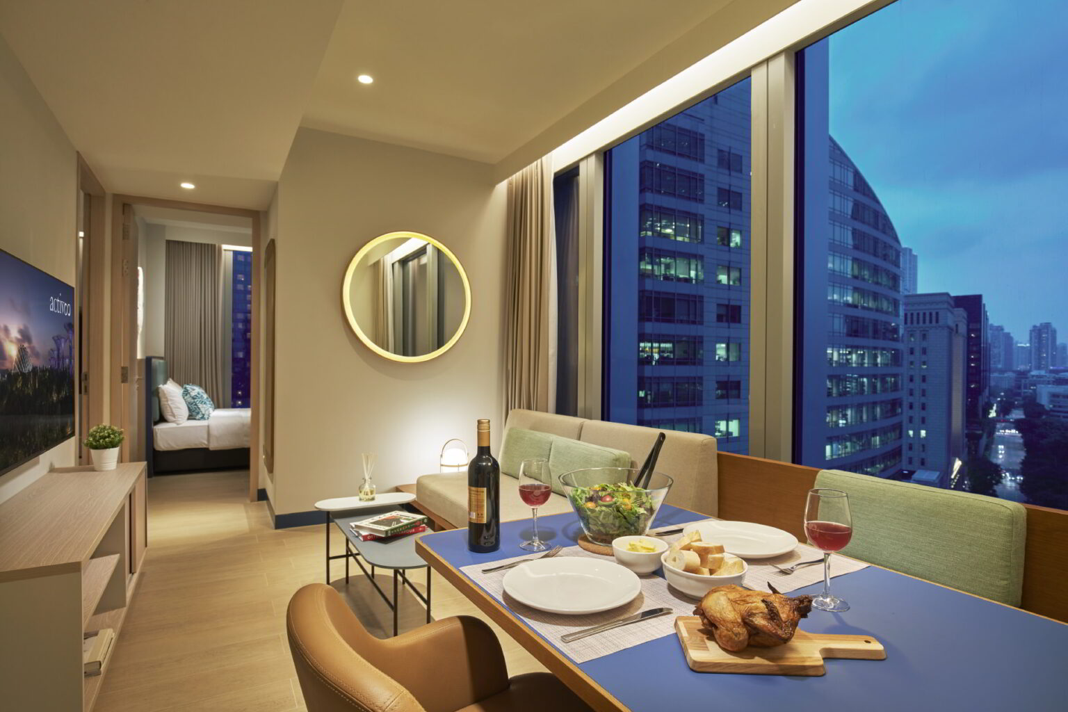 citadines raffles place singapore 2pre living rm gallery