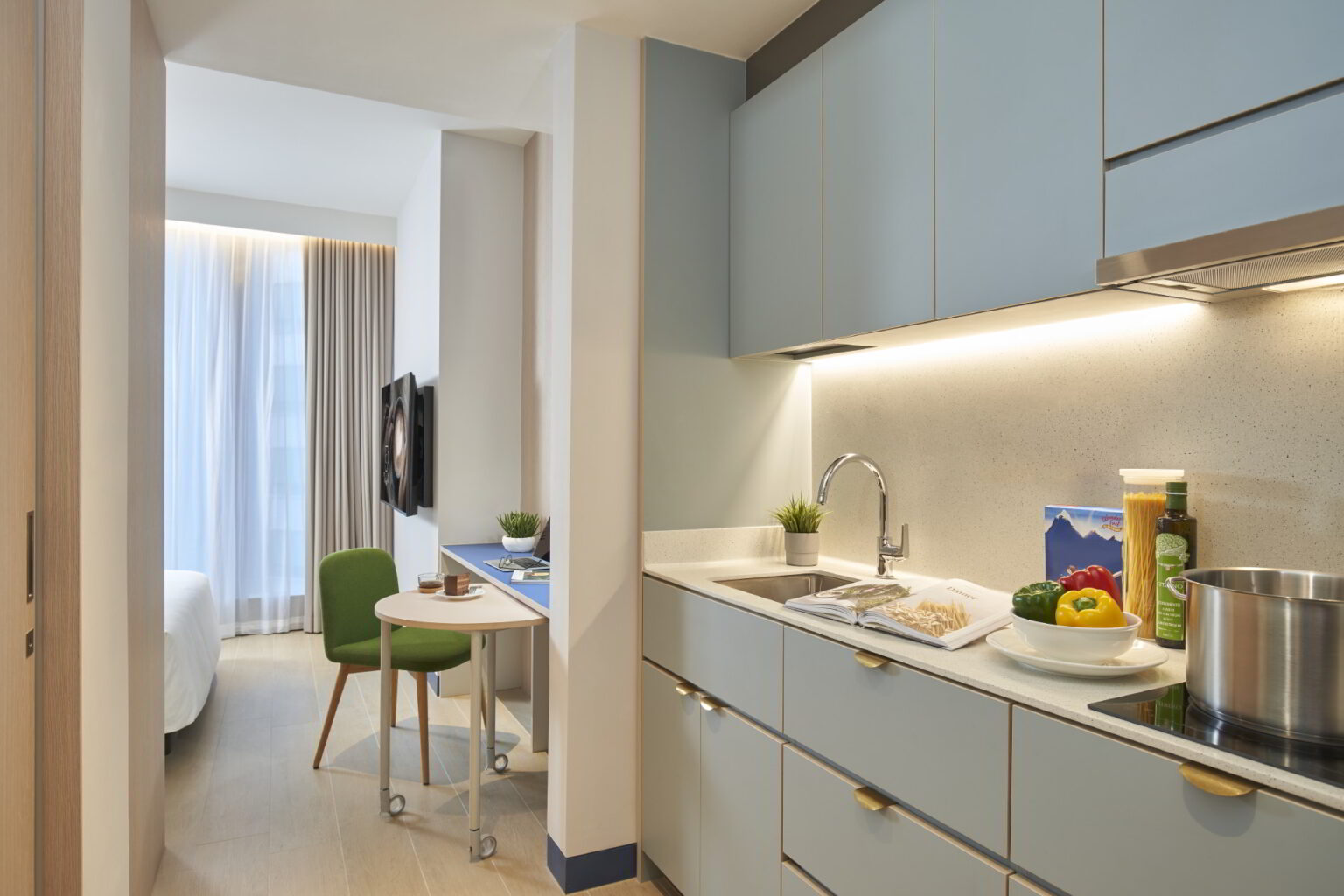 citadines raffles place singapore studio pre kitchen gallery