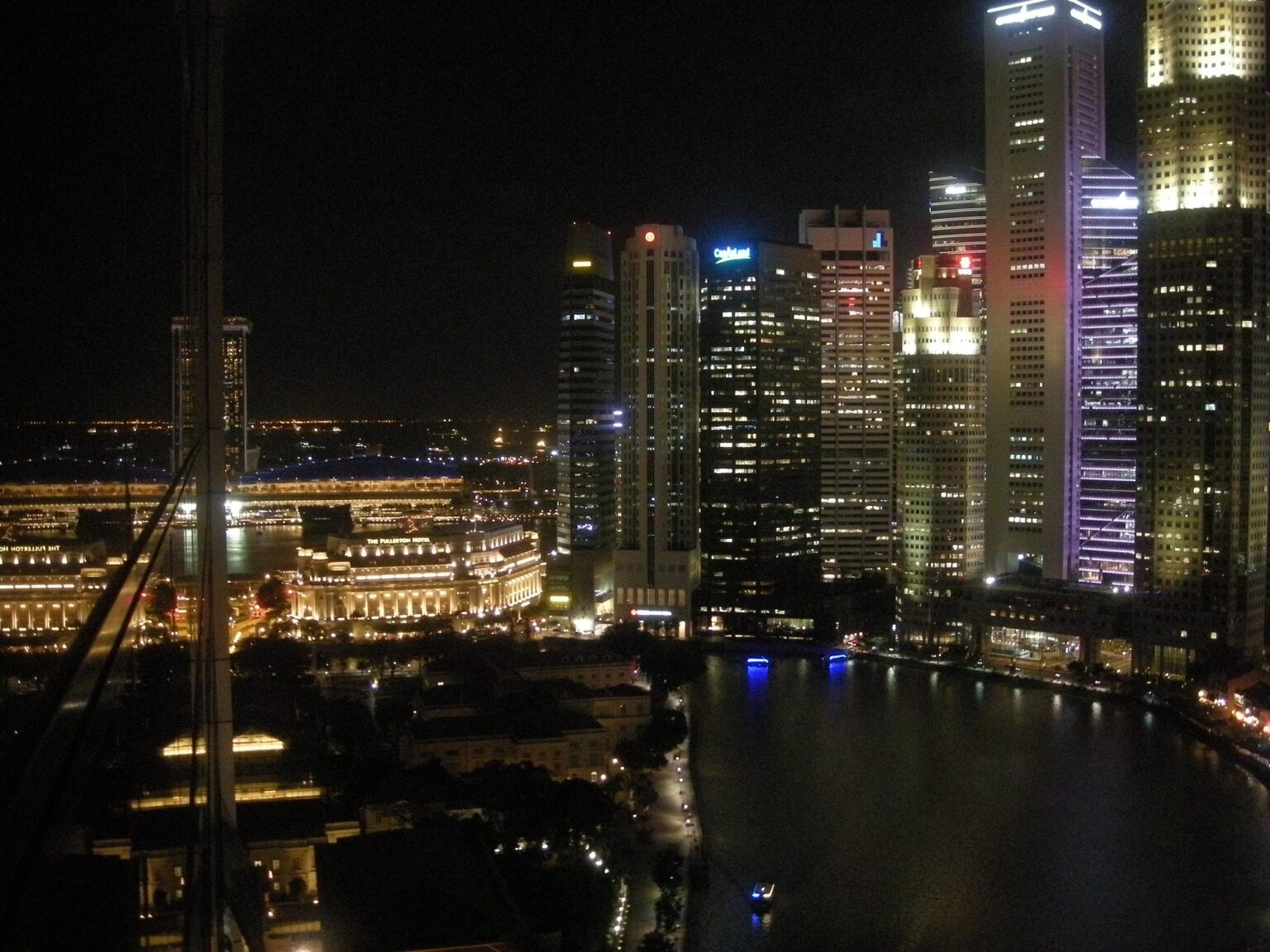 night view out of the
