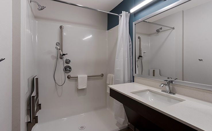 woodspring suites chandlerapt extended stay hotel ada bathroom rollin 738x456