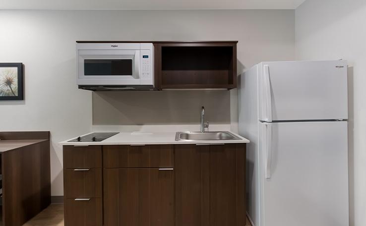 woodspring suites chandlerapt extended stay hotel kitchen 738x456