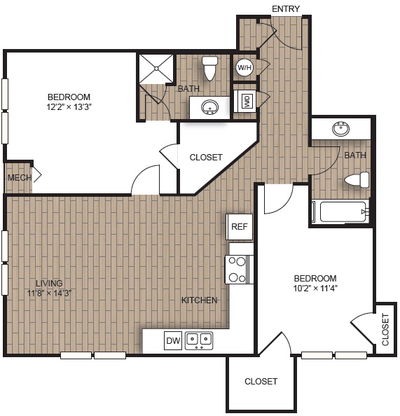 two bedroom