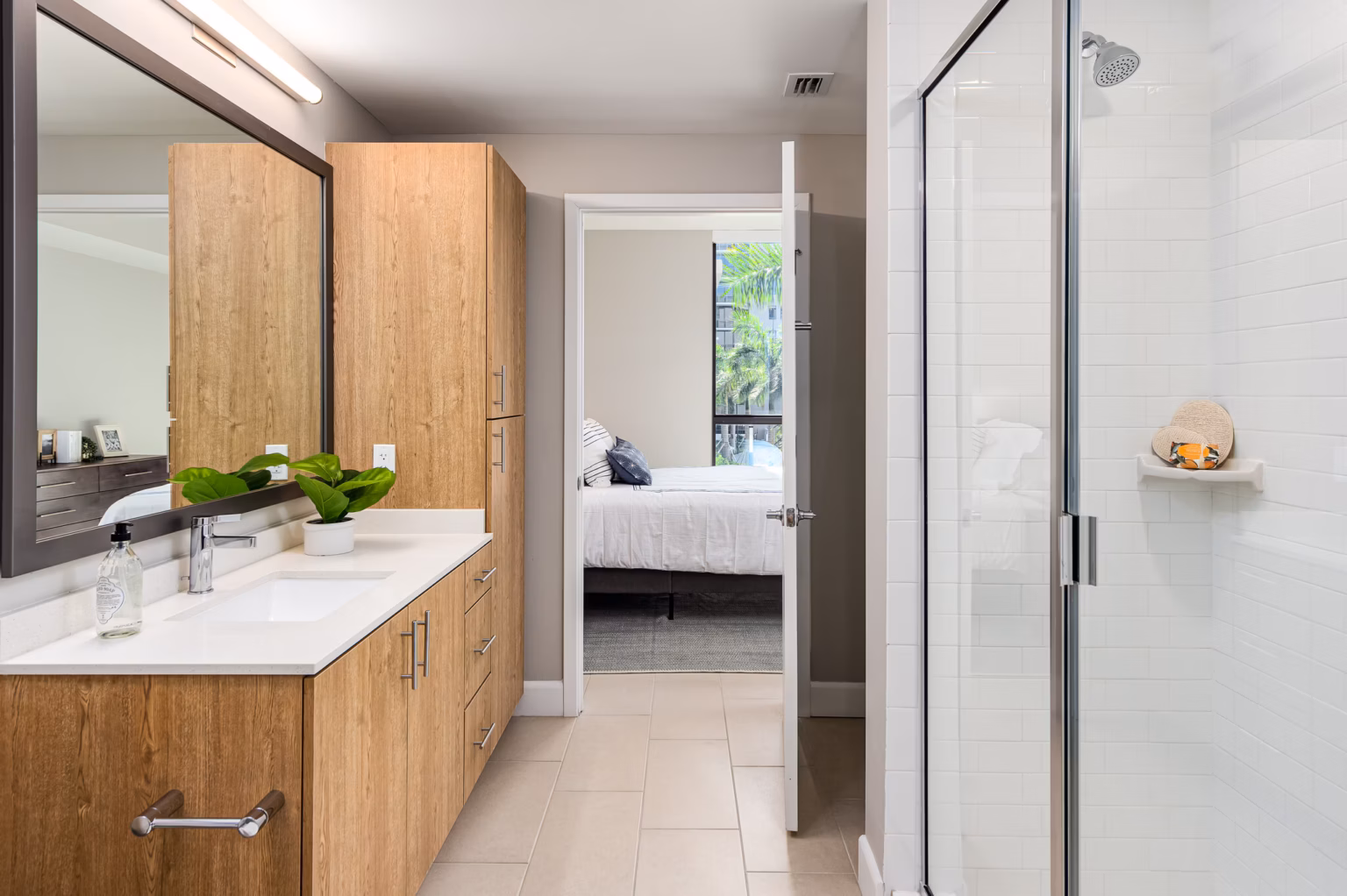 avalon doral doral fl spacious bathroom with quartz countertop 2