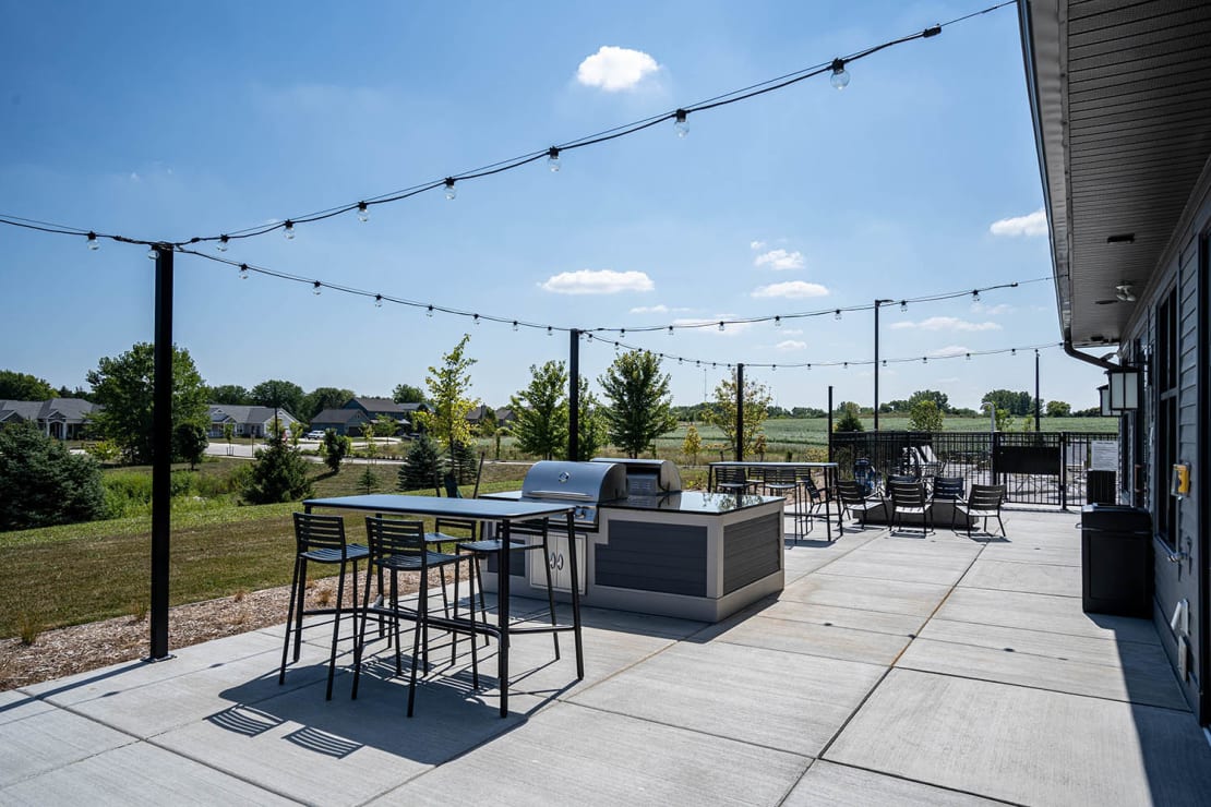 tivoli green clubhouse grilling station